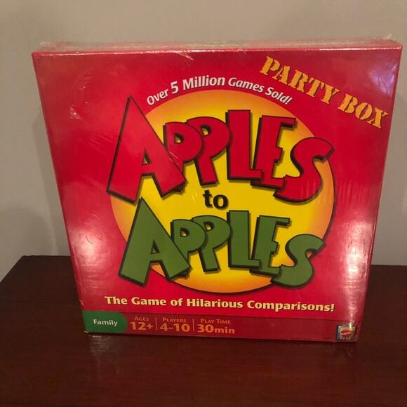 APPLES TO APPLES Board Game SEALED Party Box Red Family New NIB Mattel - Picture 5 of 6